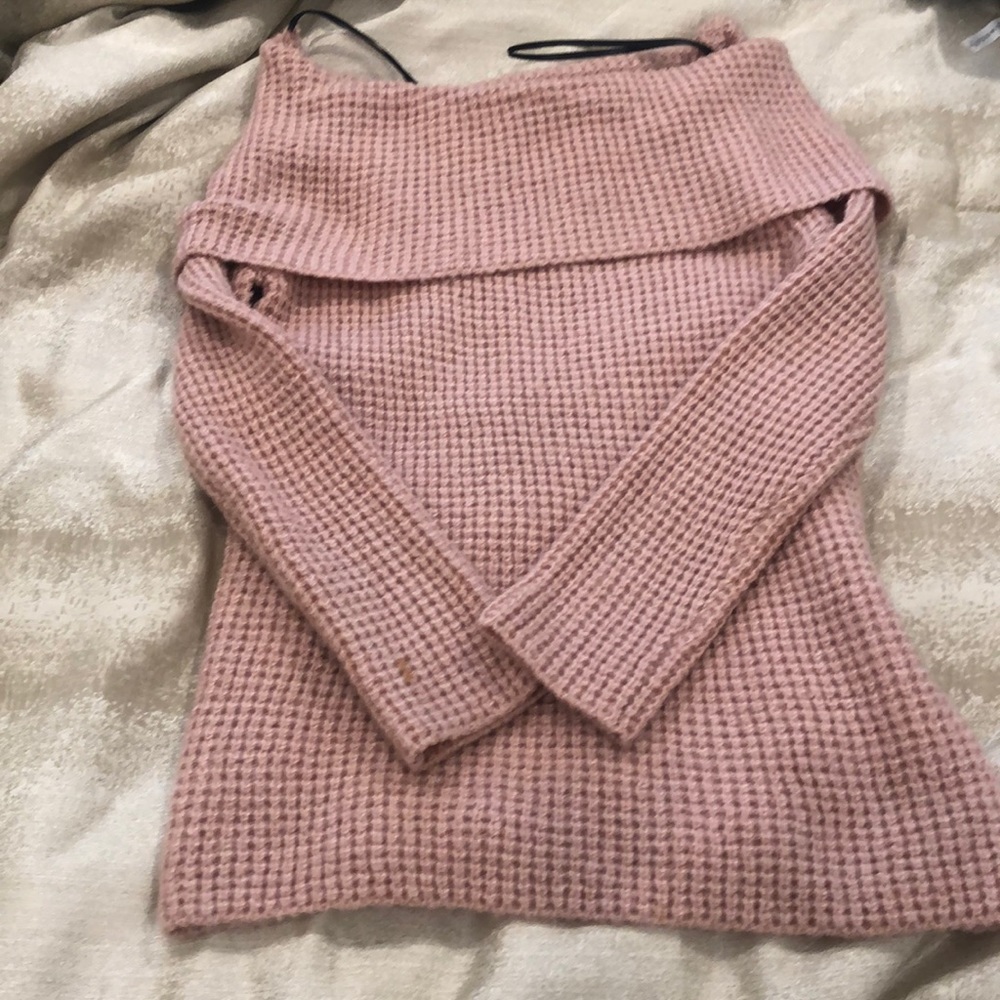 Forever 21 cozy off the shoulder long sweater